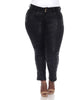 Faux Suede Snake Print Pants - thumbnail