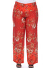 Floral Paisley Printed Palazzo Pants - thumbnail