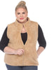 Zip up sherpa vest - thumbnail