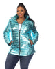 Metallic Puffer Coat - thumbnail