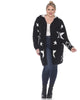 Hooded Open Front Sherpa Coat - thumbnail