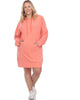 Hoodie Sweatshirt Dress - thumbnail