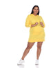 Hoodie Sweatshirt Dress - thumbnail