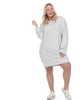 Hoodie Sweatshirt Dress - thumbnail