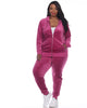 2 Piece Velour Track Suit - thumbnail