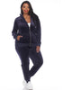 2 Piece Velour Track Suit - thumbnail