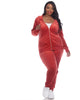 2 Piece Velour Track Suit - thumbnail