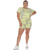 2 Piece Top & Shorts Lounge Set - thumbnail