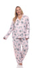 Long Sleeve Floral Pajama Set - thumbnail