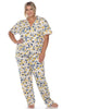 Tropical Print Pajama Set - thumbnail