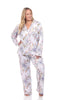 Long Sleeve Floral Pajama Set - thumbnail