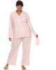 3 Piece Giraffe Print Pajama Set - thumbnail