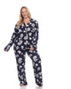 Long Sleeve Floral Pajama Set - thumbnail