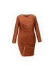 Isla Asym Rushed Dress - thumbnail