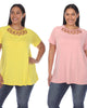 Essential 2 Pack Light Crisscross Top - thumbnail