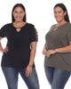 Essential 2 Pack Keyhole Neck Top - thumbnail