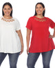 Essential 2 Pack White Crisscross Top - thumbnail