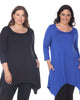 Essential Makayla 2-Pack Tunic Top - thumbnail