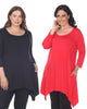 Essential Makayla 2-Pack Tunic Top - thumbnail