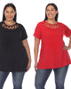 Essential 2 Pack Crisscross Short Sleeve Top - thumbnail