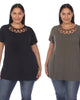 Essential 2 Pack Crisscross Short Sleeve Top - thumbnail