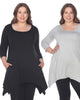 Essential Makayla 2-Pack Tunic Top - thumbnail