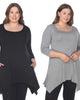 Essential Makayla 2-Pack Tunic Top - thumbnail
