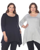 Essential Makayla 2-Pack Tunic Top - thumbnail