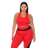 Cut Out Back Mesh Sports Bra - thumbnail