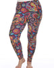Printed Paisley Leggings - thumbnail