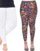 Pack of 2 Printed Leggings - thumbnail