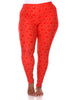 Super Soft Heart Printed Leggings - thumbnail