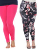 Pack of 2 Printed Leggings - thumbnail