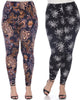 Pack of 2 Printed Leggings - thumbnail