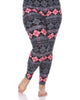 Two-Tone Printed Leggings - thumbnail