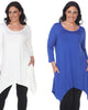 Essential  White Makayla 2-Pack Tunic Top - thumbnail