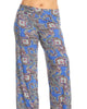 Paisley Printed Palazzo Pants - thumbnail