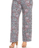 Paisley Printed Palazzo Pants - thumbnail