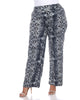 Snake Print Palazzo Pants - thumbnail