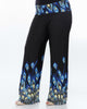 Peacock Print Palazzo Pants - thumbnail