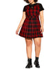 Pinafore Check Dress - thumbnail
