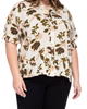 Leah Button Down Ruffle Blouse - thumbnail