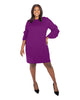 Draped Sleeve Dress - thumbnail