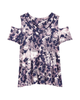 Rae Short Cold Shoulder Sleeve Tee - thumbnail