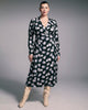 Abigail Long Sleeve Midi Wrap Dress - thumbnail