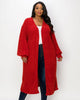 Serilda Faux Feather Cardigan - thumbnail