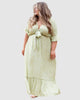 Nicole Tie Front Maxi Dress - thumbnail