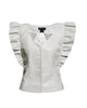 Sylvia Recycled Leather Top - thumbnail