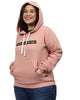 Printed Stylish Casual Sweatshirt-Pink - thumbnail