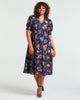 Tuscan Blooms Midi Dress - thumbnail